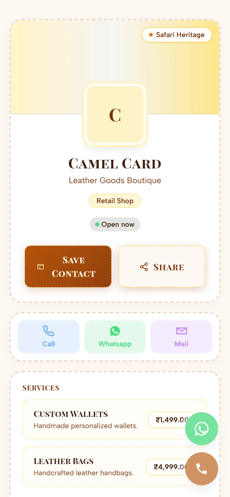 Camel Card Preview
