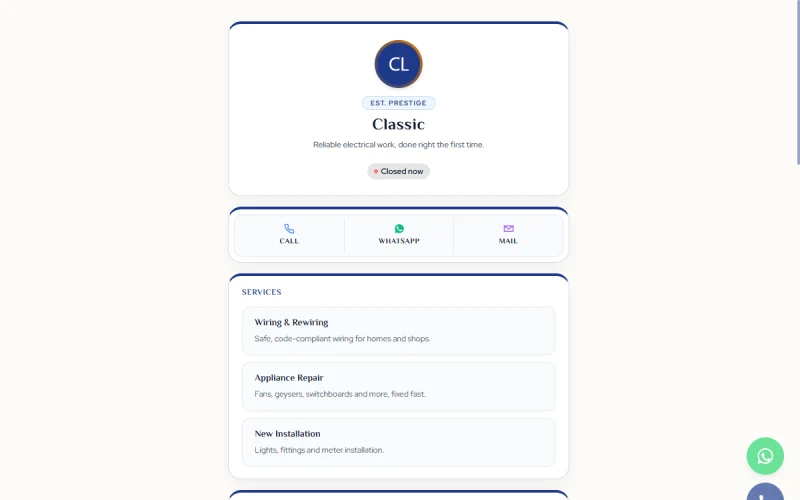 Classic Healthcare Template Preview
