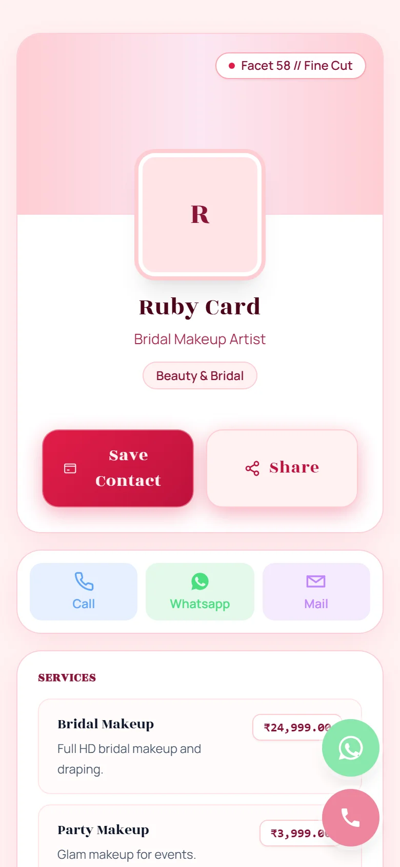 Ruby Card Preview