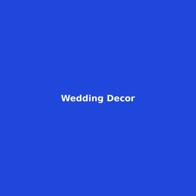 Wedding Decor