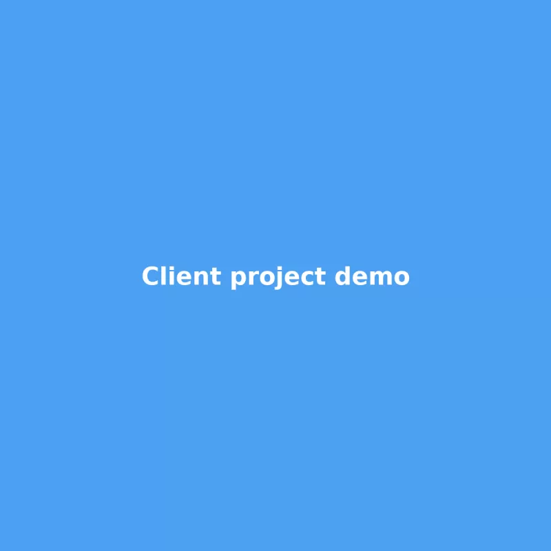 Project demo