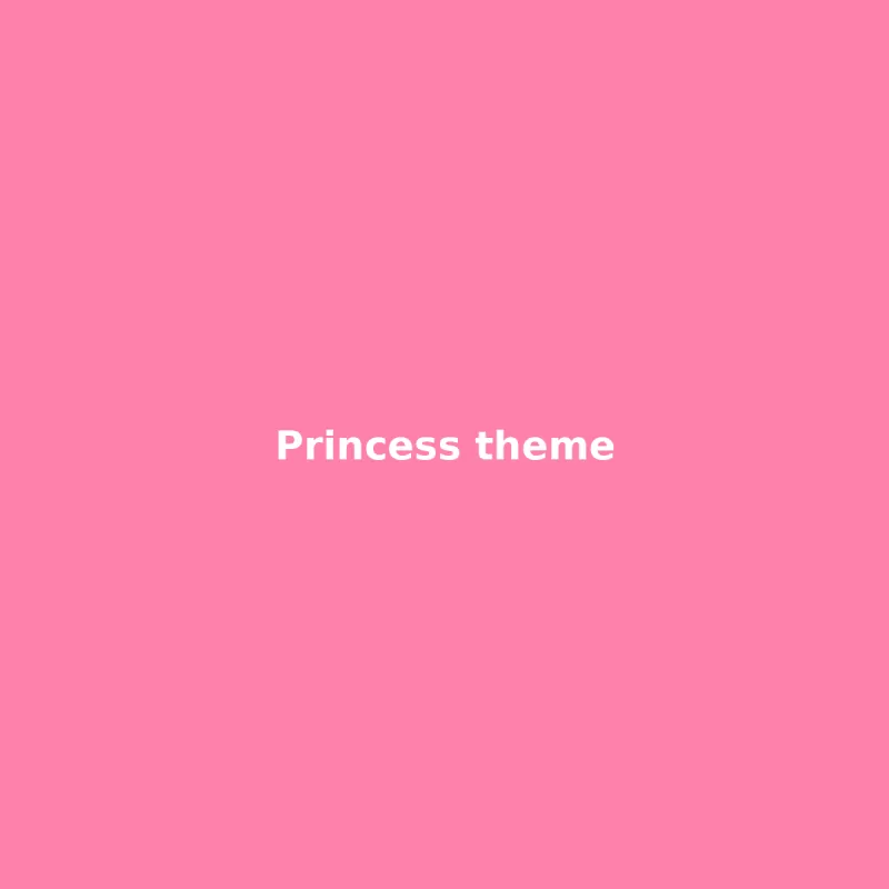 Princess party theme