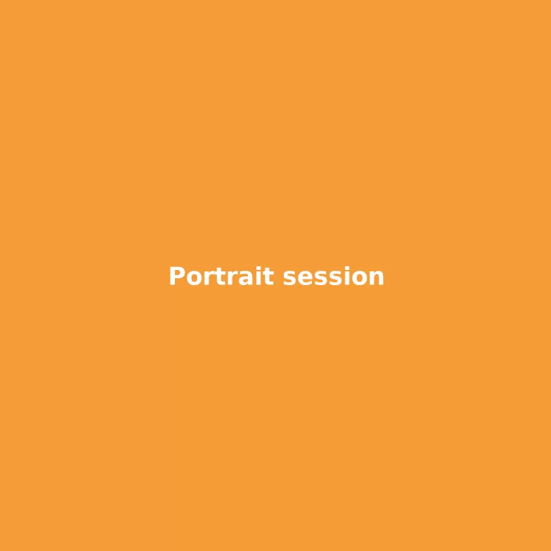 Portrait session