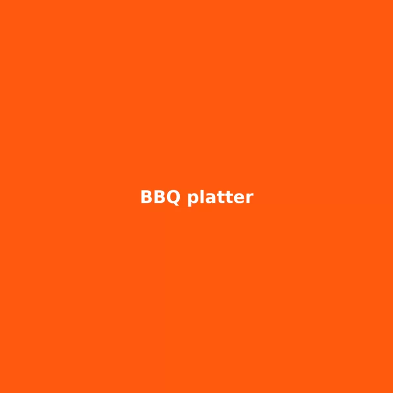 BBQ platter