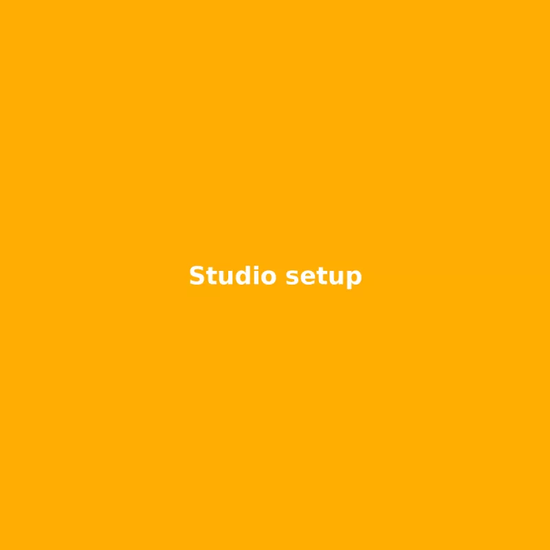 Studio setup