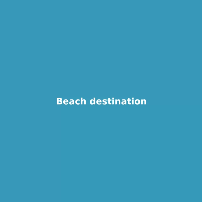 Beach destination