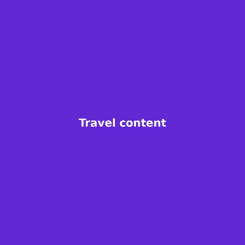 Travel content