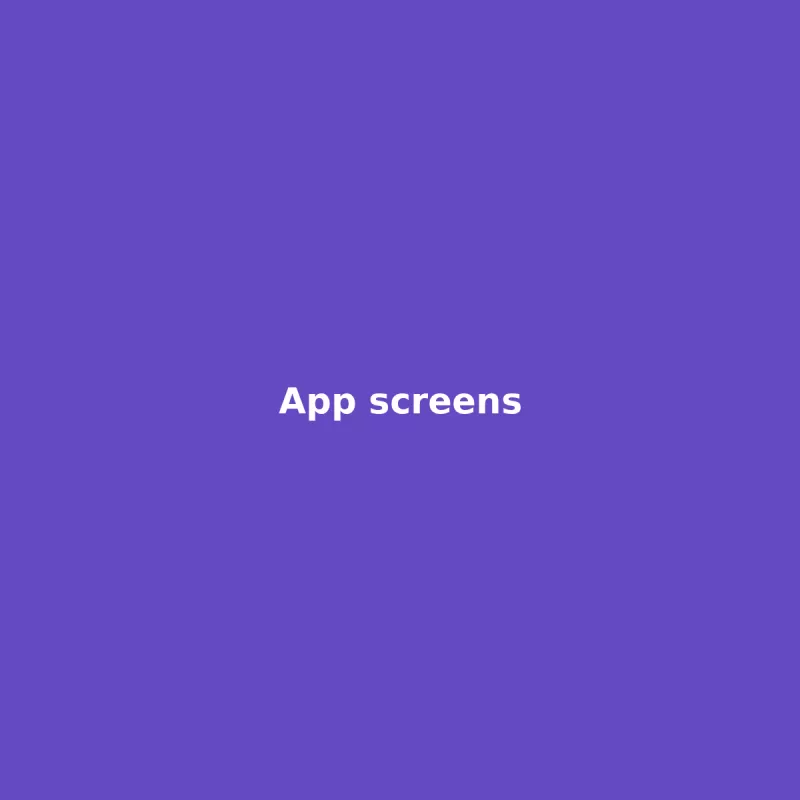 App screens