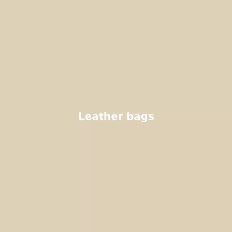 Leather bags